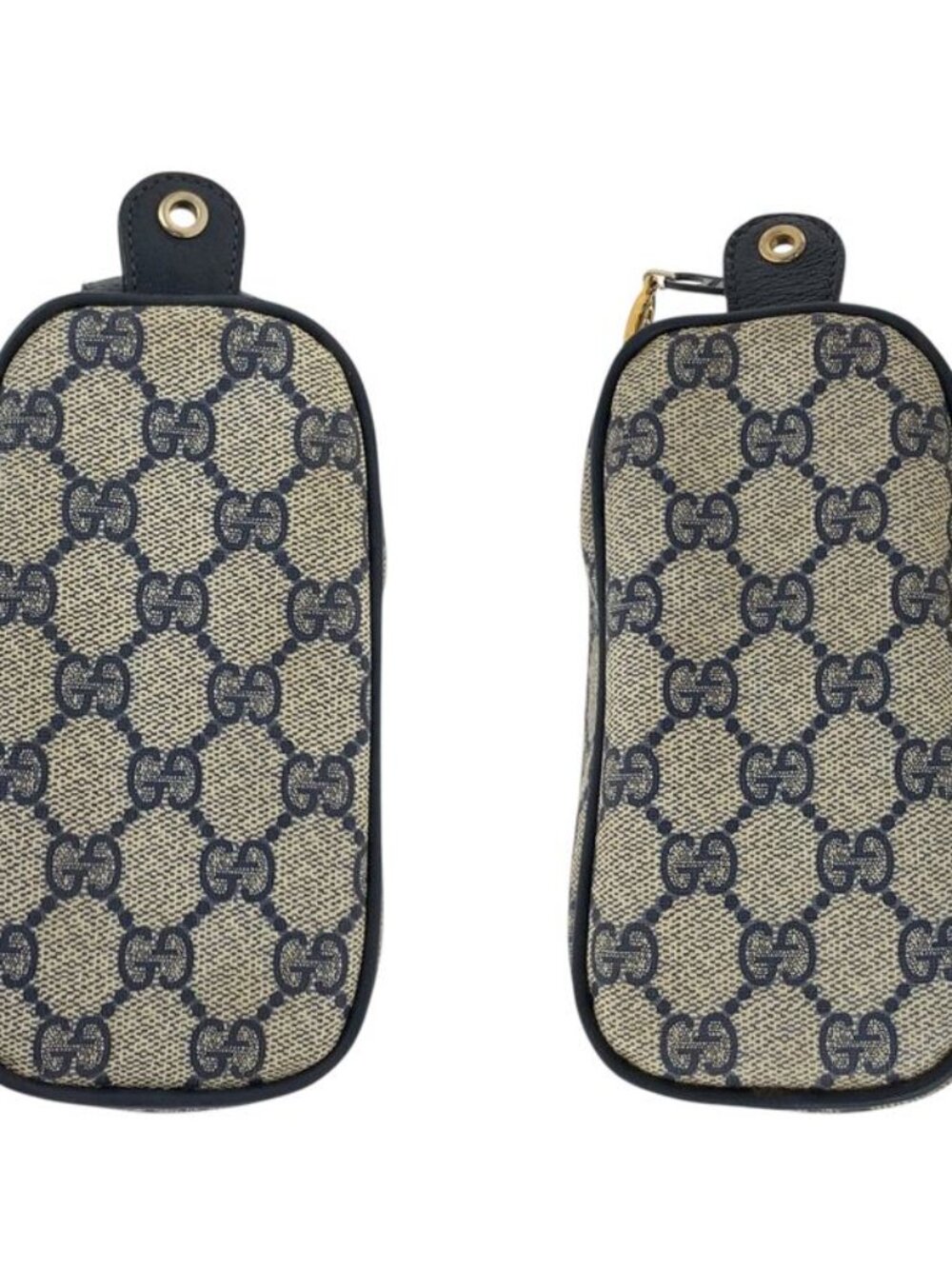 Gucci Vintage Sherry Line Gray GG Supreme Canvas 41 02 017 Clutch Second - Picture 7 of 9
